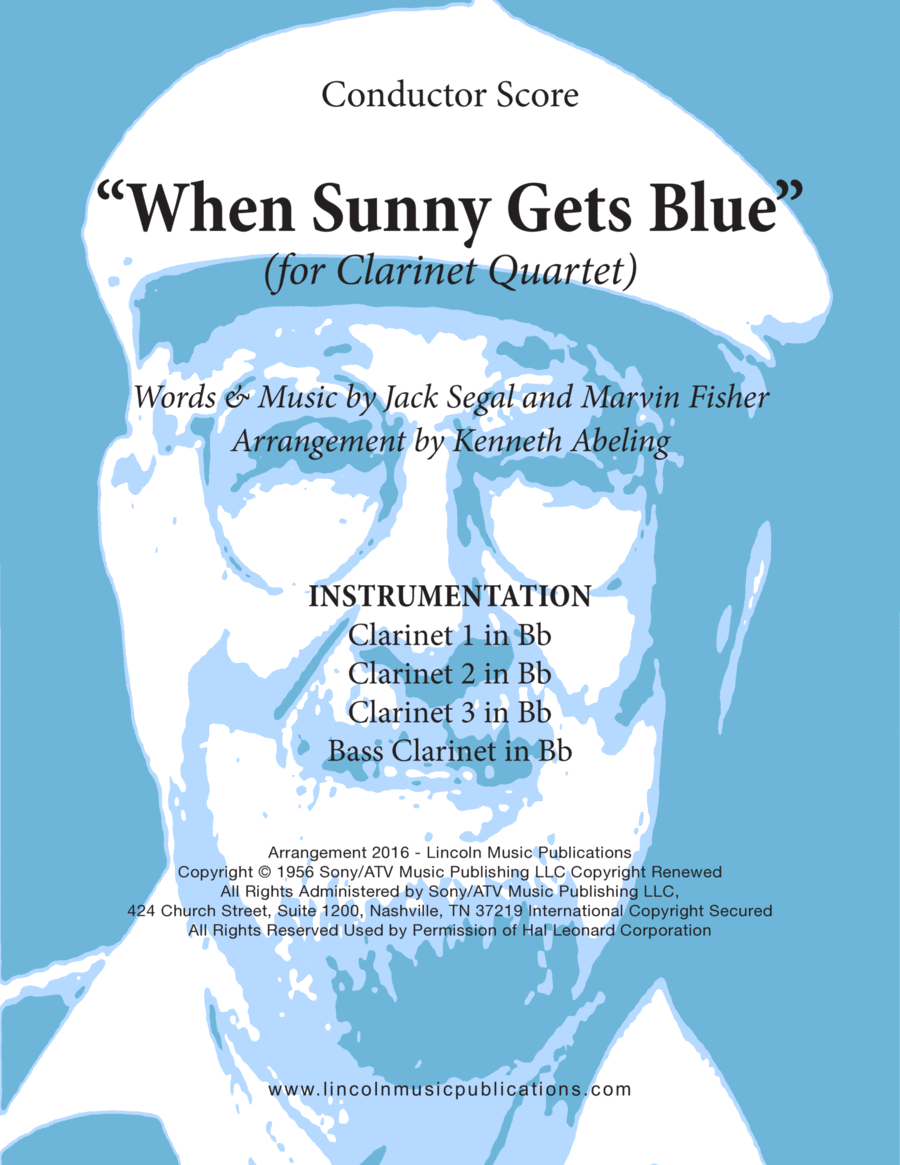 When Sunny Gets Blue When Sunny Gets Blue Woodwind Ensemble scores gallery preview page 1