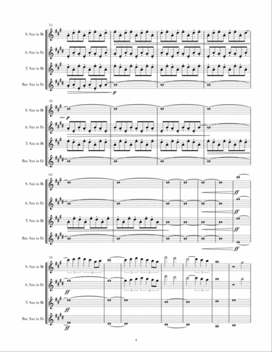 A New Day Woodwind Quartet scores gallery preview page 4