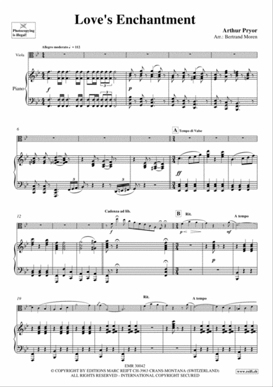 Love's Enchantment Piano Accompaniment scores gallery preview page 3