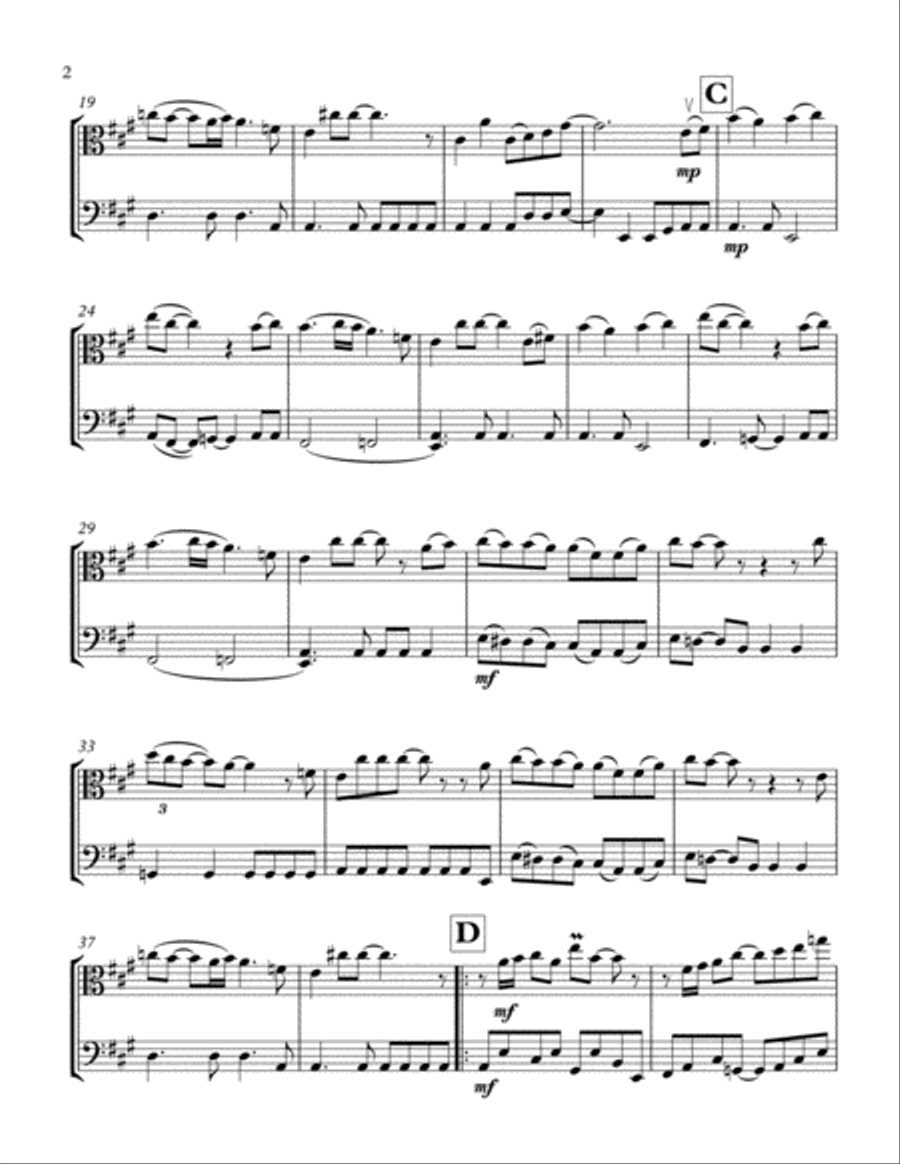 In My Life String Duet scores gallery preview page 3