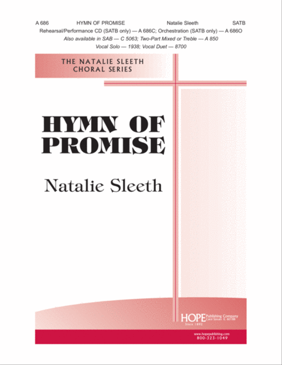 Hymn of Promise Hymn of Promise Choir scores gallery preview page 1