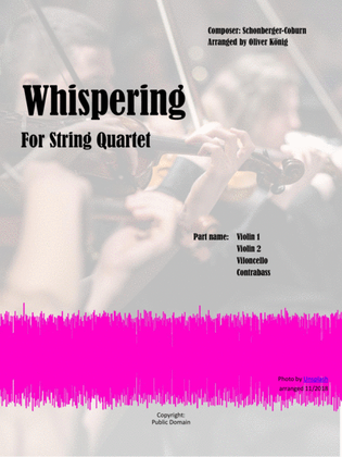 Whispering for String Quartet