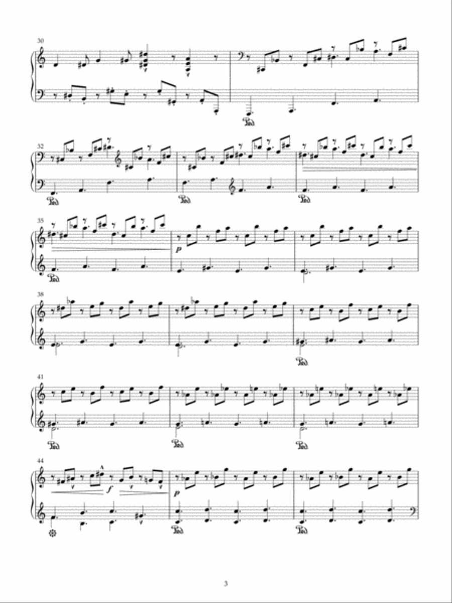 Toccata (2010) Toccata (2010) Piano Solo scores gallery preview page 3