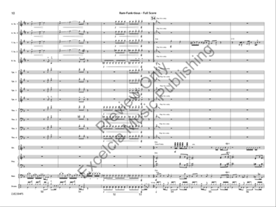 Ram-Funk-tious Jazz Ensemble scores gallery preview page 11