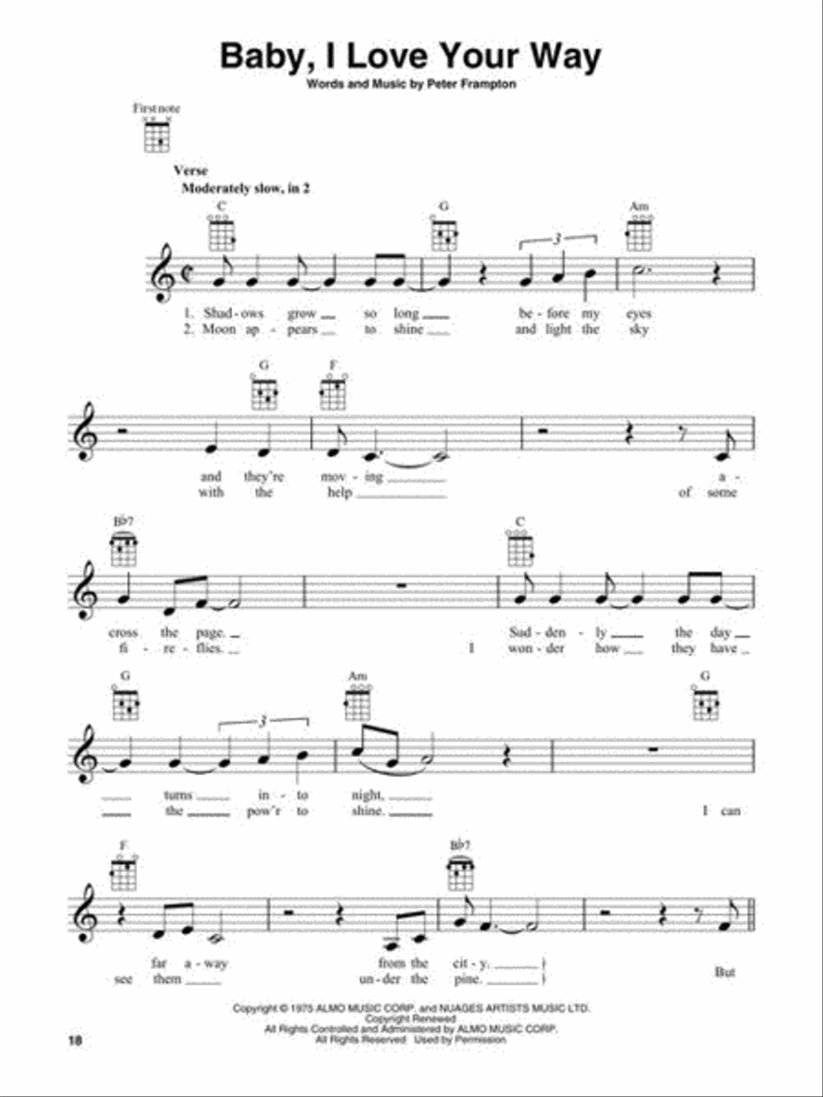 First 50 Songs You Should Strum on Ukulele Ukulele scores gallery preview page 6