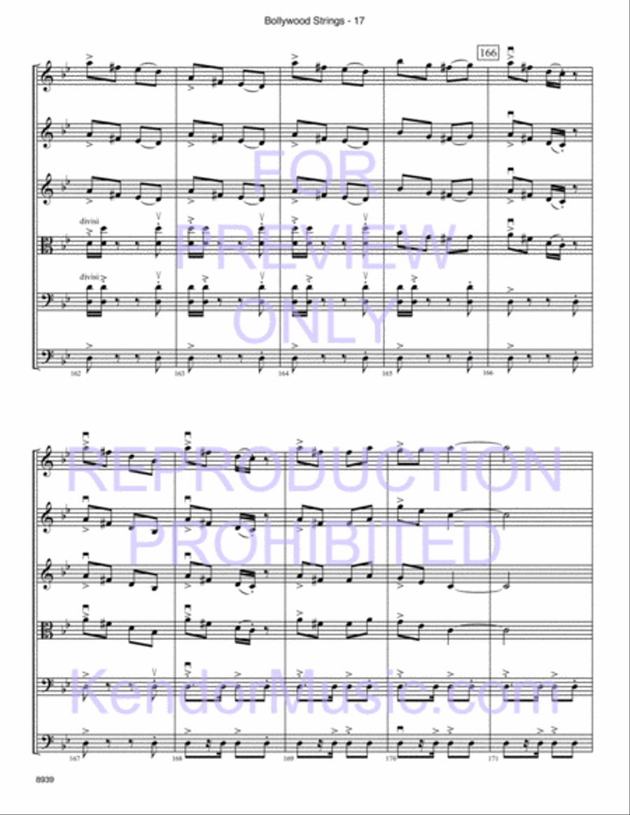 Bollywood Strings (Junior Edition) String Orchestra scores gallery preview page 18