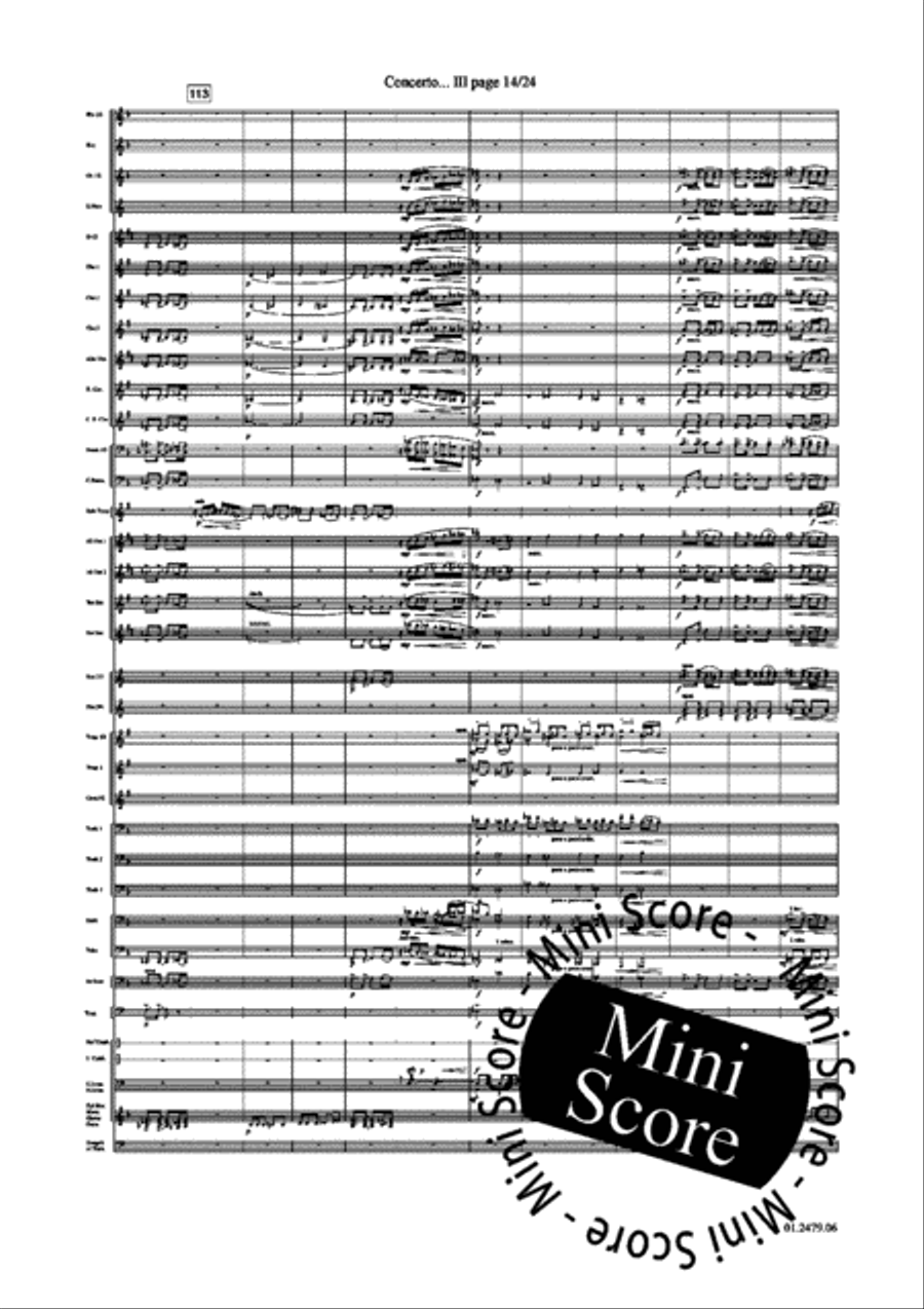 Concerto for Trumpet part 4 and 5 Concert Band scores gallery preview page 18