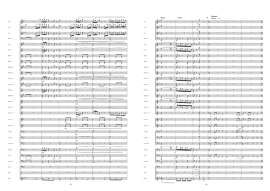 Viva Verdi Fanfare Band scores gallery preview page 14