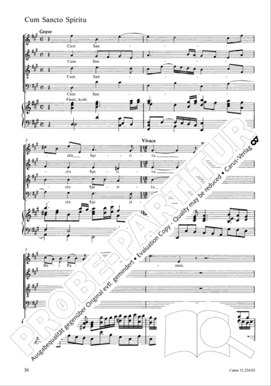Mass in A major Mass in A major 4-Part scores gallery preview page 39