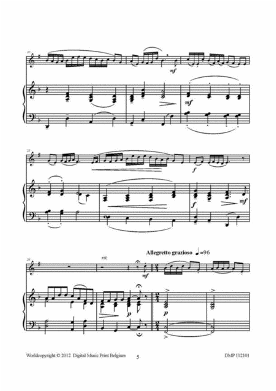 Prélude Et Danse Pastorale Trumpet Solo scores gallery preview page 4