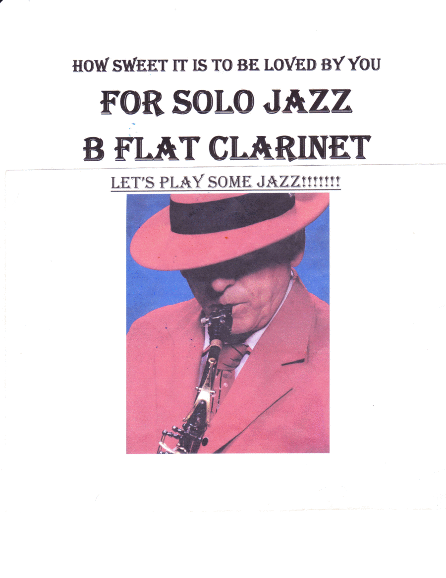 How Sweet It Is (to Be Loved By You) Clarinet Solo scores gallery preview page 1