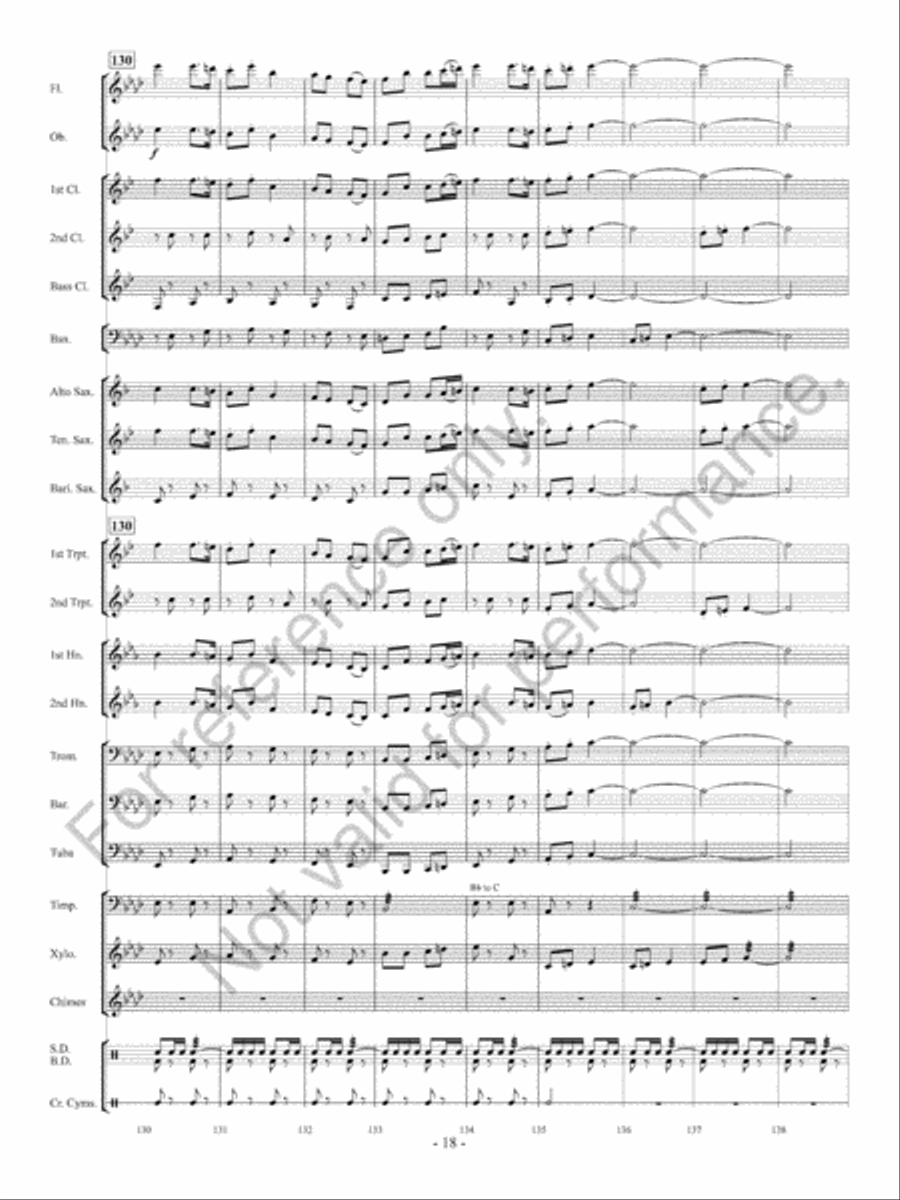 Shipshape And Bristol Fashion Concert Band scores gallery preview page 19