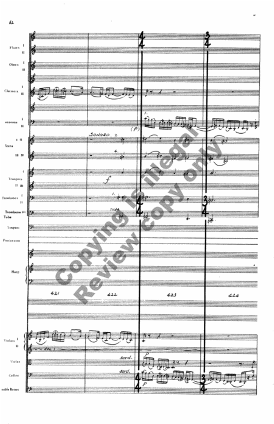 Concerto for Orchestra Concerto for Orchestra Full Orchestra scores gallery preview page 140