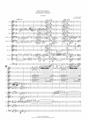 Gouvy: Petite Suite Gauloise Op.90 Complete - symphonic wind