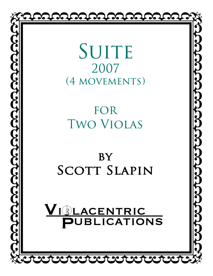 Suite for Two Violas (2007) String Duet scores gallery preview page 1