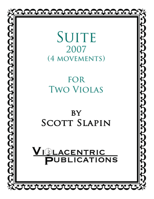 Book cover for Suite for Two Violas (2007)