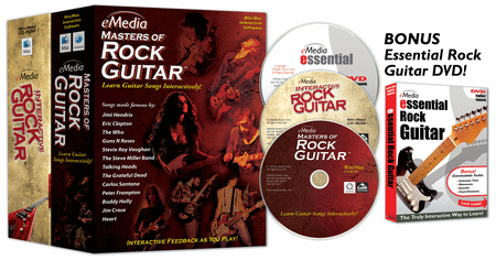 eMedia Rock Guitar Collection - 2 Volume Set with Bonus DVD