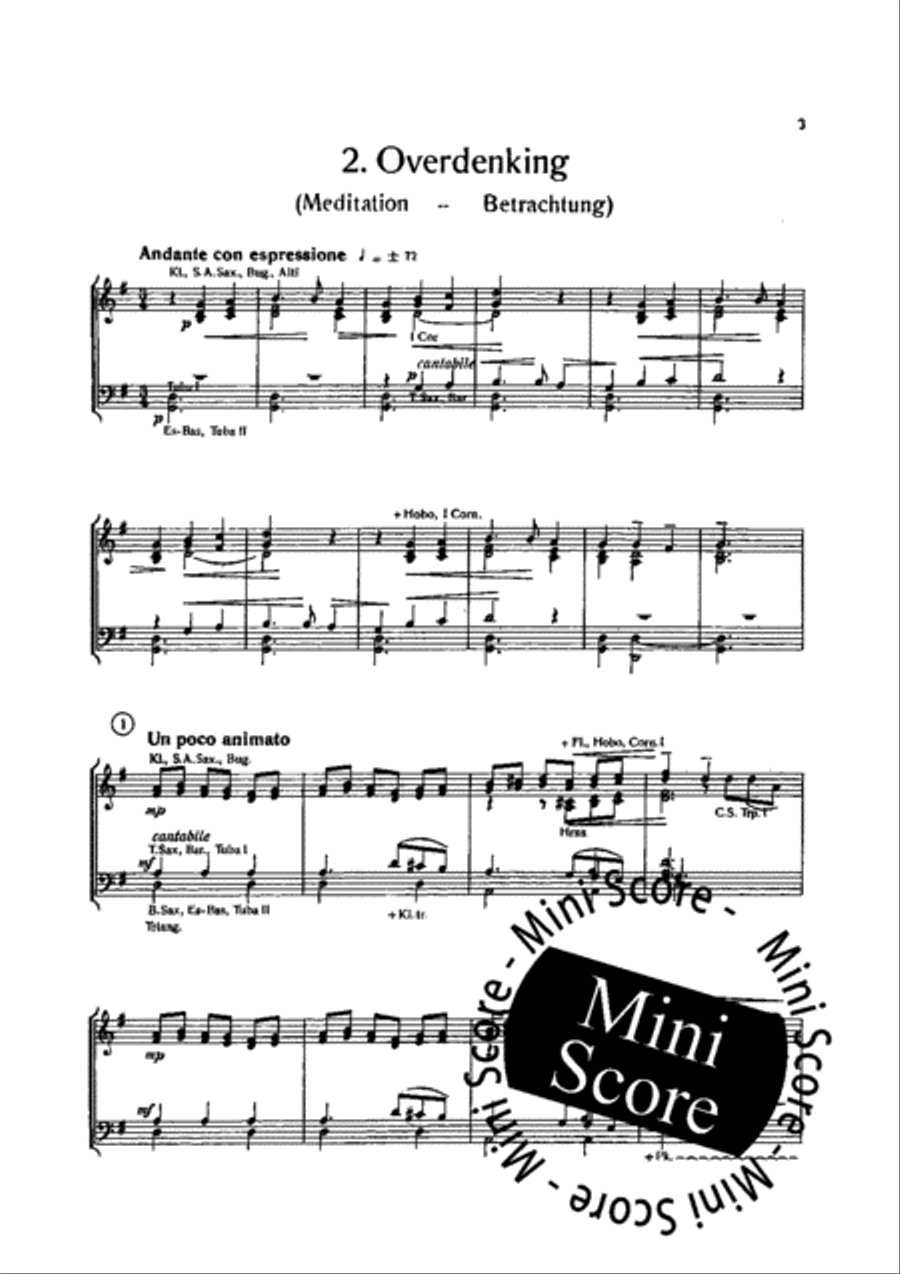 Serenata Semplice Concert Band scores gallery preview page 5