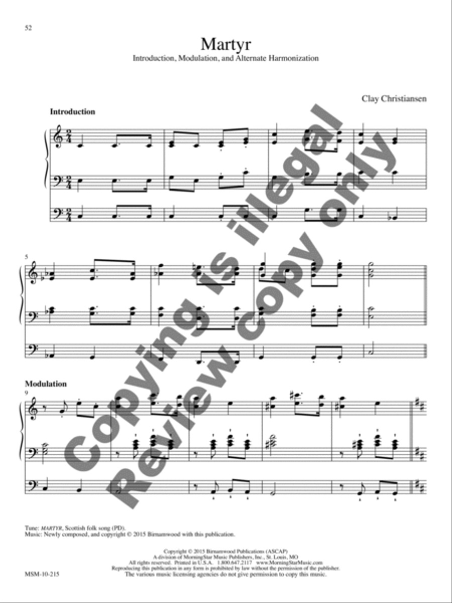 Twenty-Five Alternate Hymn Harmonizations for Organ Organ Solo scores gallery preview page 10