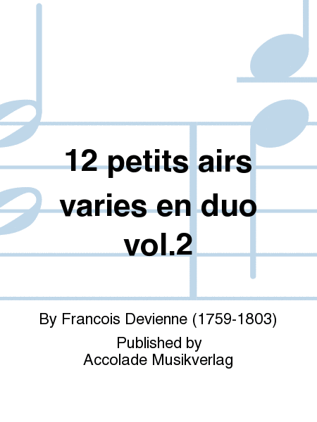 12 petits airs varies en duo vol.2