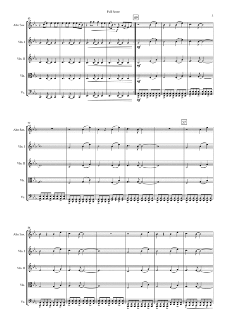 Telling The World Small Ensemble scores gallery preview page 3