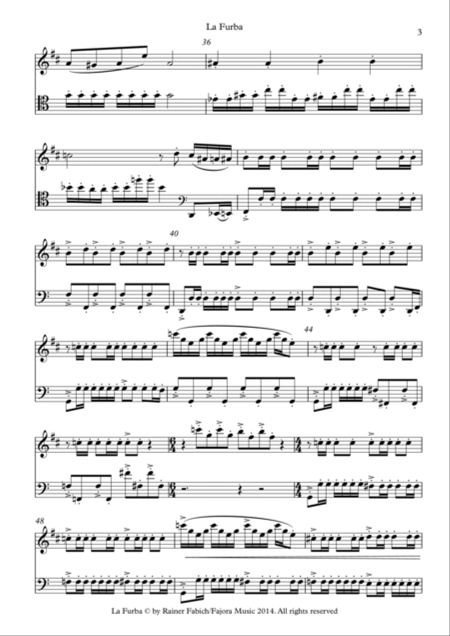 La Furba - No.4 from Quattro Donne / Four Ladies Soprano Saxophone scores gallery preview page 3