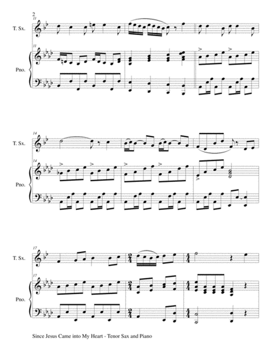 GOSPEL HYMN SUITE (For Tenor Sax & Piano with Score & Tenor Sax Part) image number null