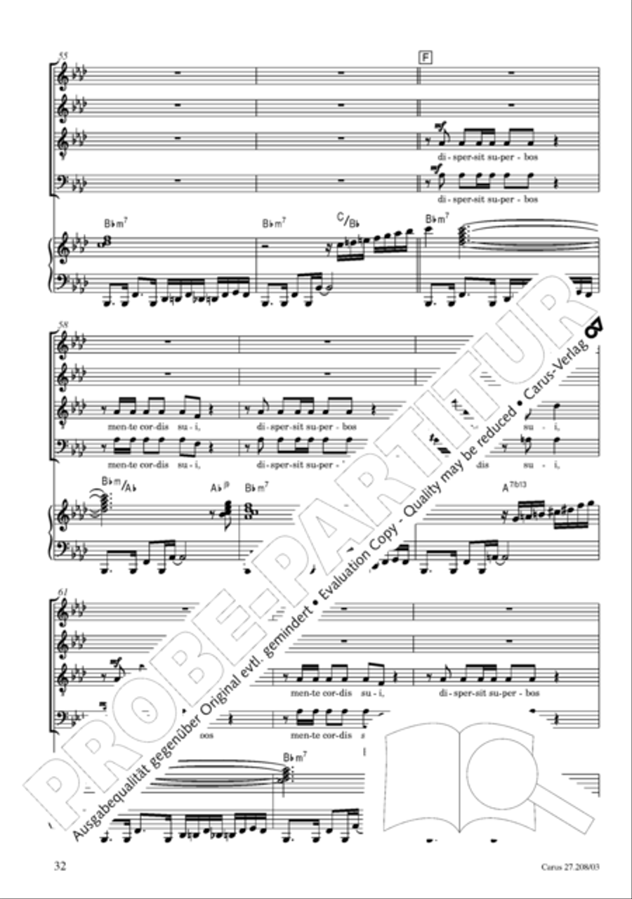 Magnificat 4-Part scores gallery preview page 33