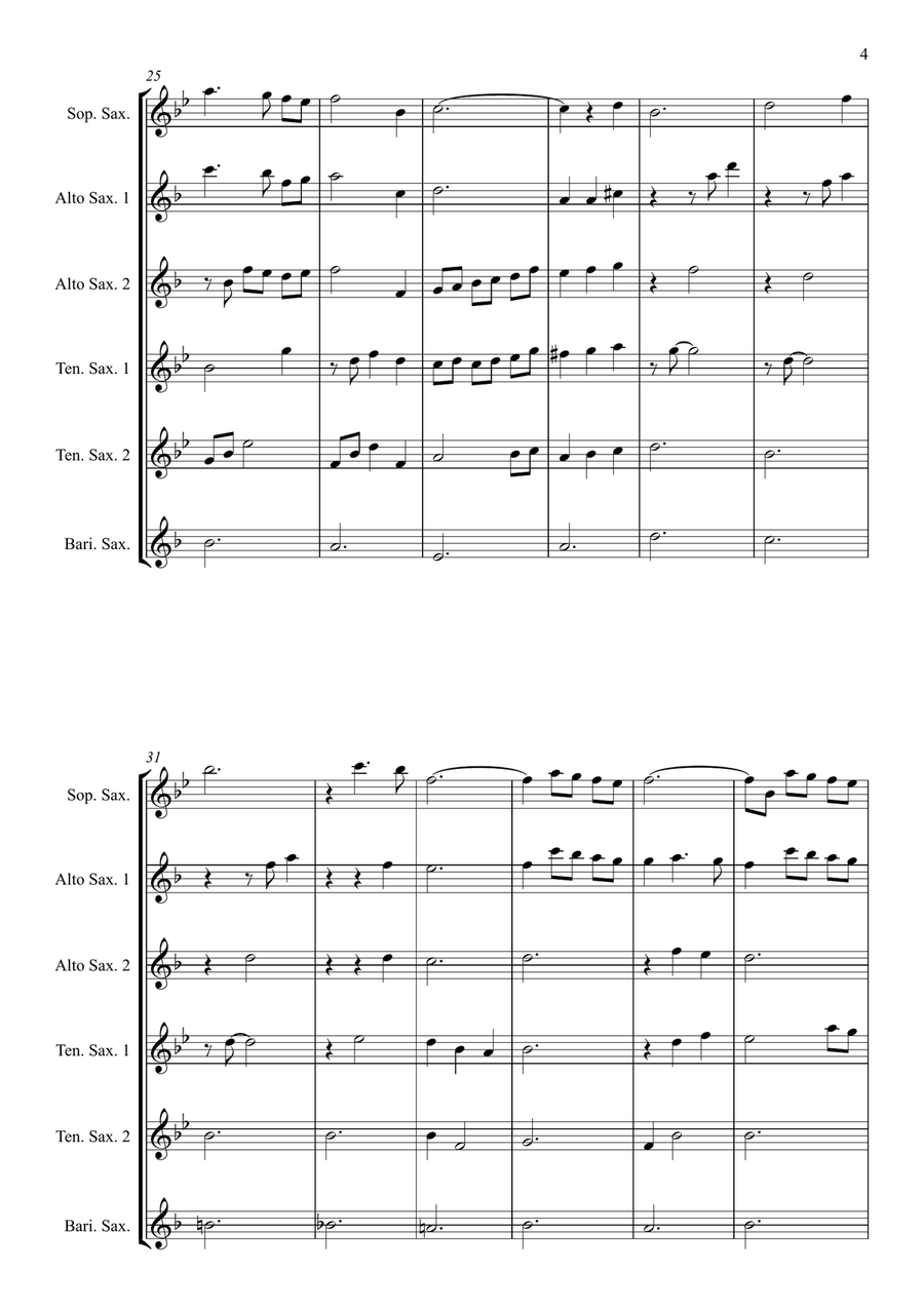 Moon River Woodwind Ensemble scores gallery preview page 5