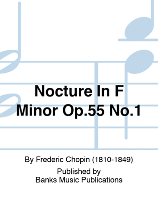 Book cover for Nocture In F Minor Op.55 No.1
