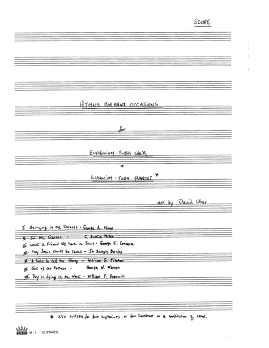 Hymns for Many Occasions Hymns for Many Occasions EETT scores gallery preview page 2