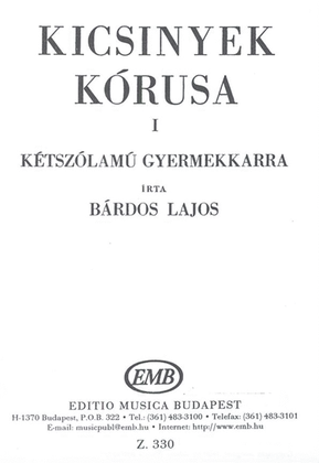 Book cover for Kicsinyek kórusa
