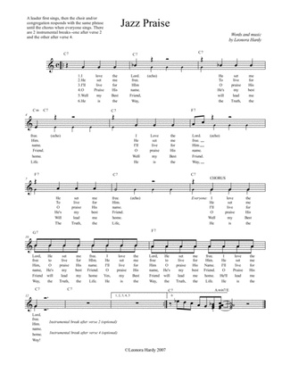 Jazz Praise (lead sheet)