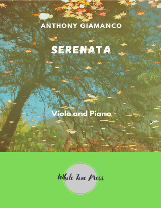 Book cover for SERENATA - viola and piano