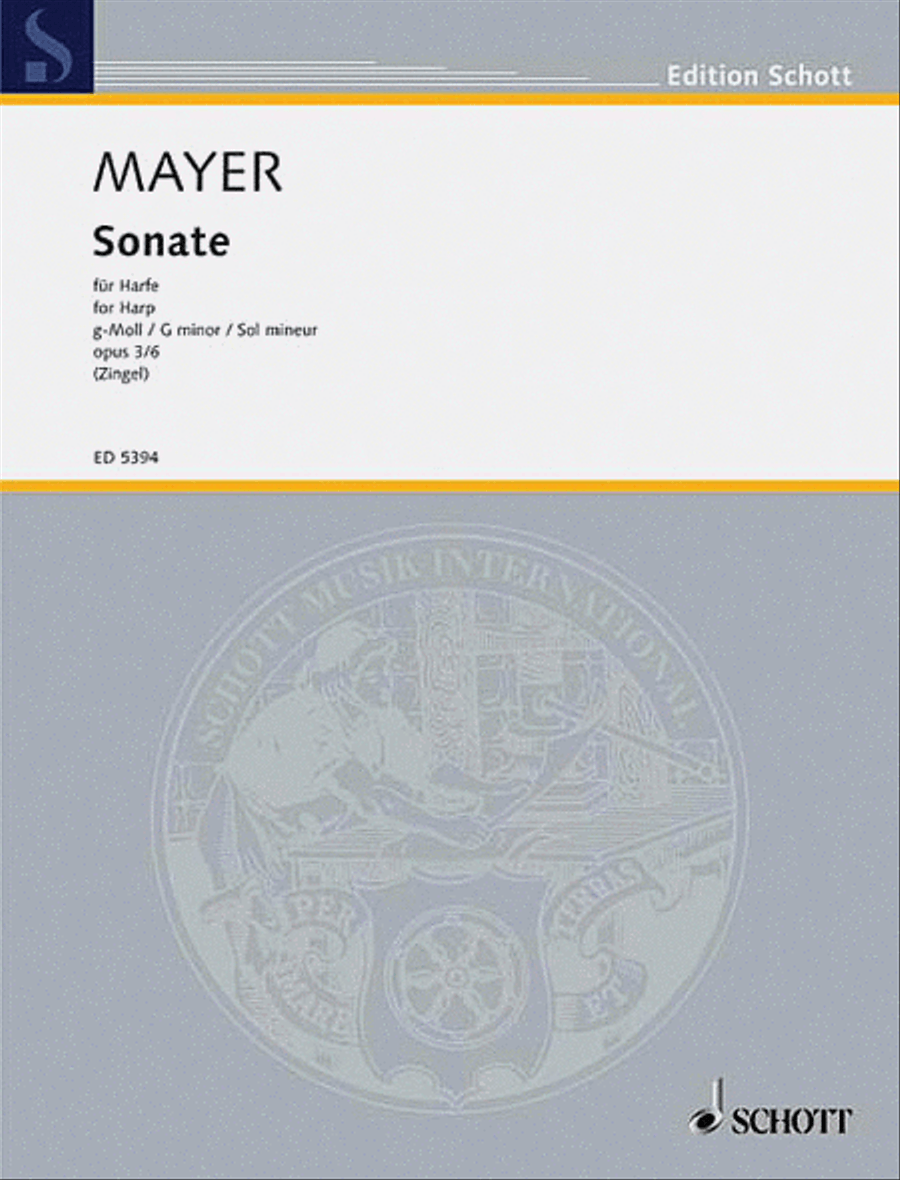 Sonate Harp scores gallery preview page 1