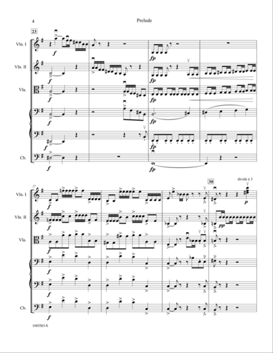 Prelude from Holberg's Time Op. 40 (Holberg Suite) Score String Orchestra scores gallery preview page 5