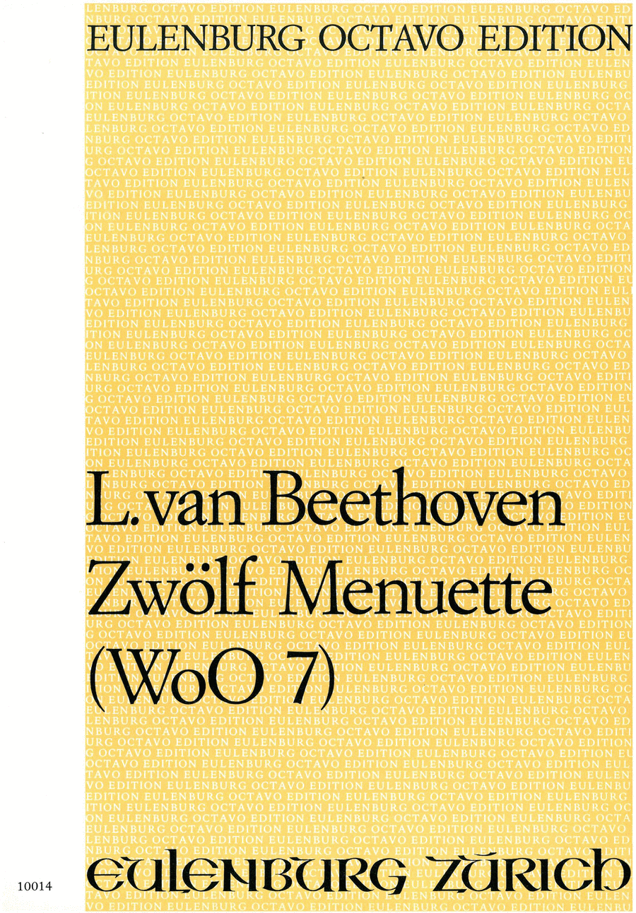 12 Minuets 12 Minuets Orchestra scores gallery preview page 1