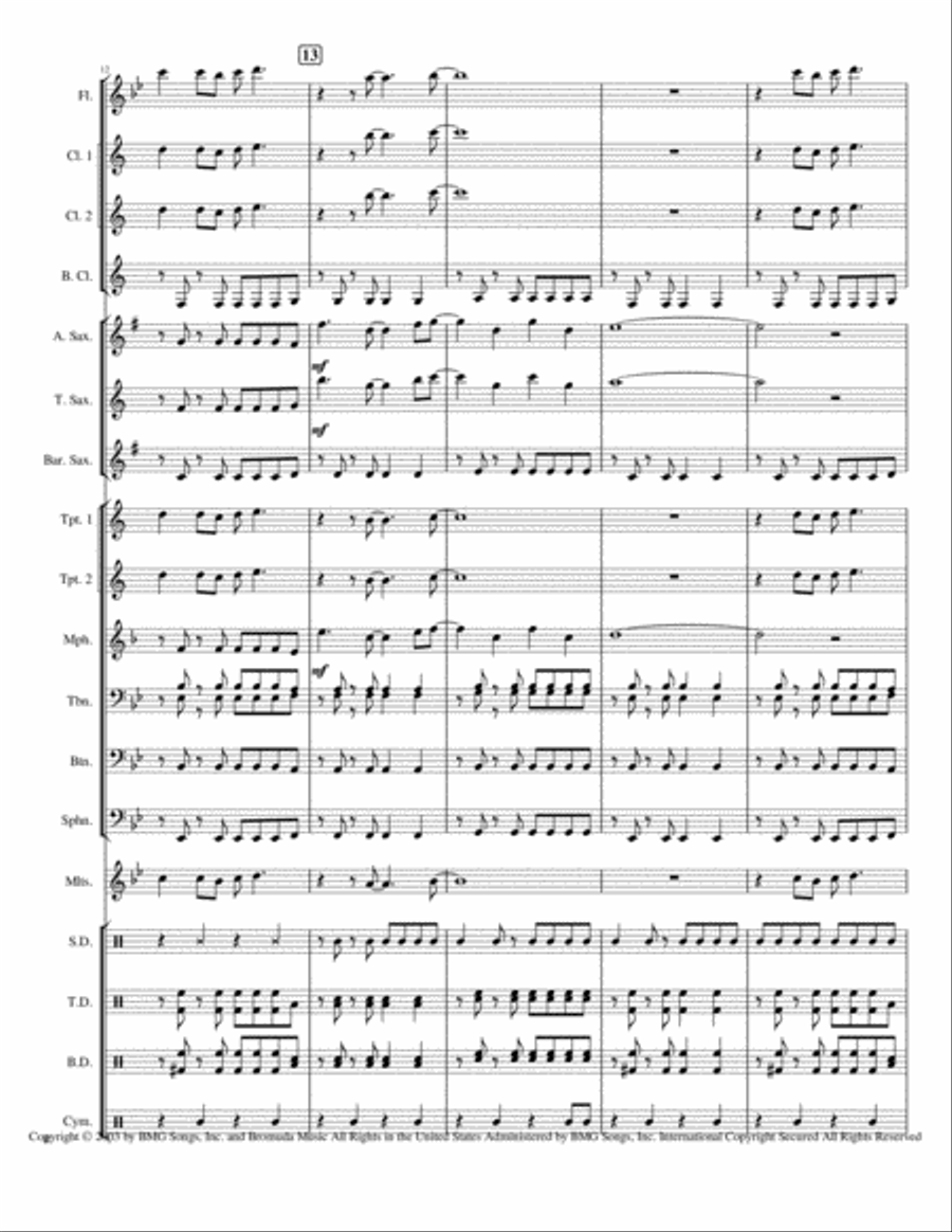 Ocean Avenue Large Ensemble scores gallery preview page 4