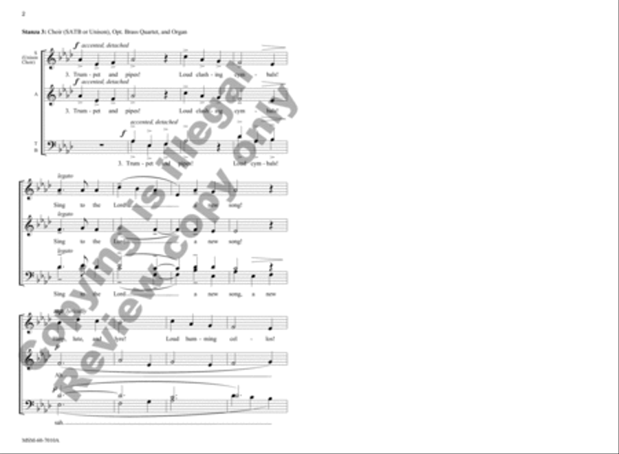 Earth and All Stars Earth and All Stars 4-Part scores gallery preview page 3