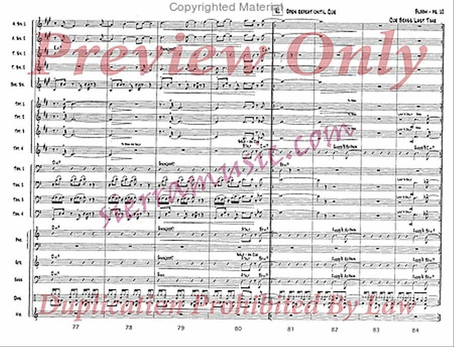 Bloom Jazz Ensemble scores gallery preview page 11