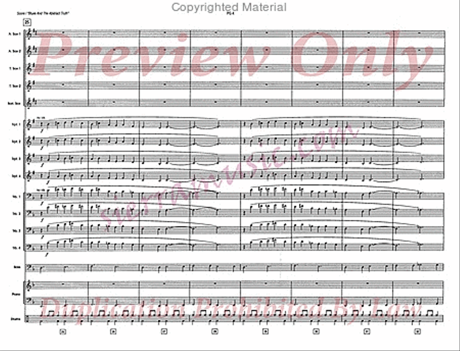 Blues And The Abstract Truth Big Band scores gallery preview page 5