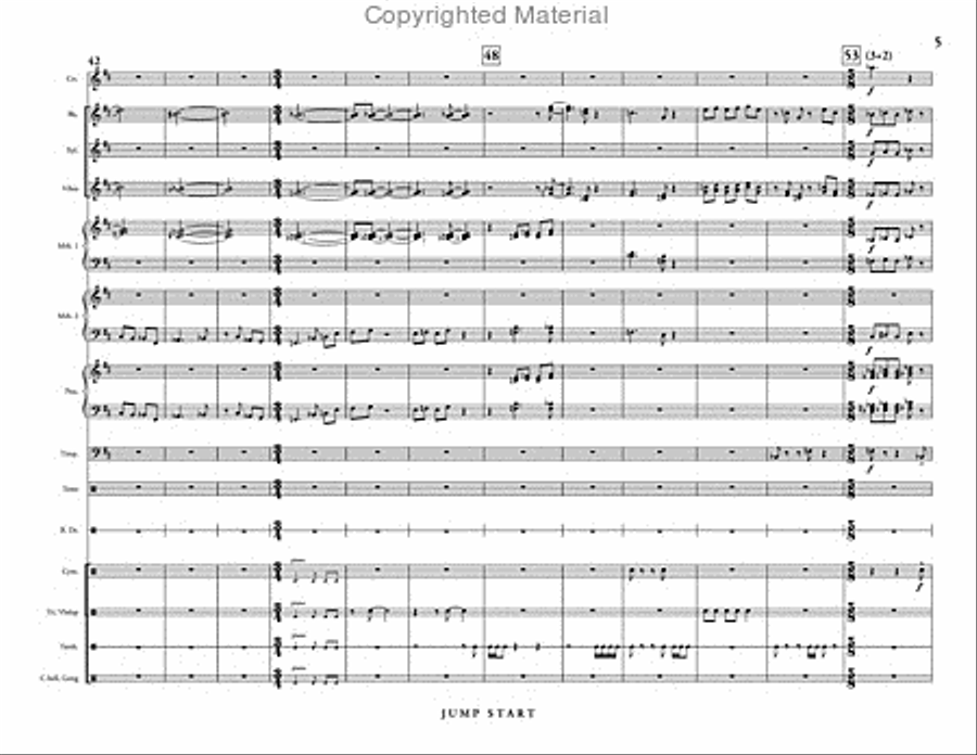 Jump Start Jump Start Percussion Ensemble scores gallery preview page 6