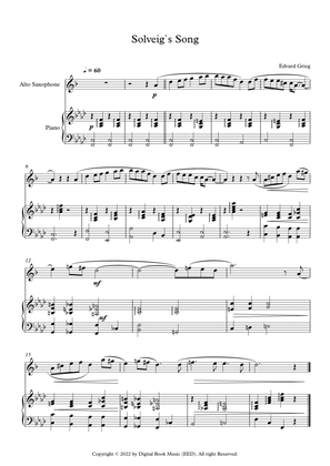 Solveig`s Song - Edvard Grieg (Alto Sax + Piano)