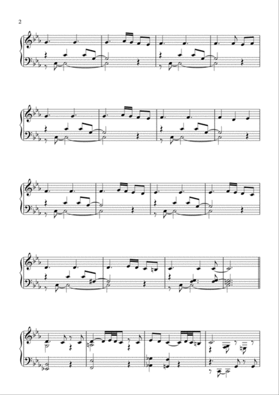 Caucasian Winds Caucasian Winds Piano Solo scores gallery preview page 3