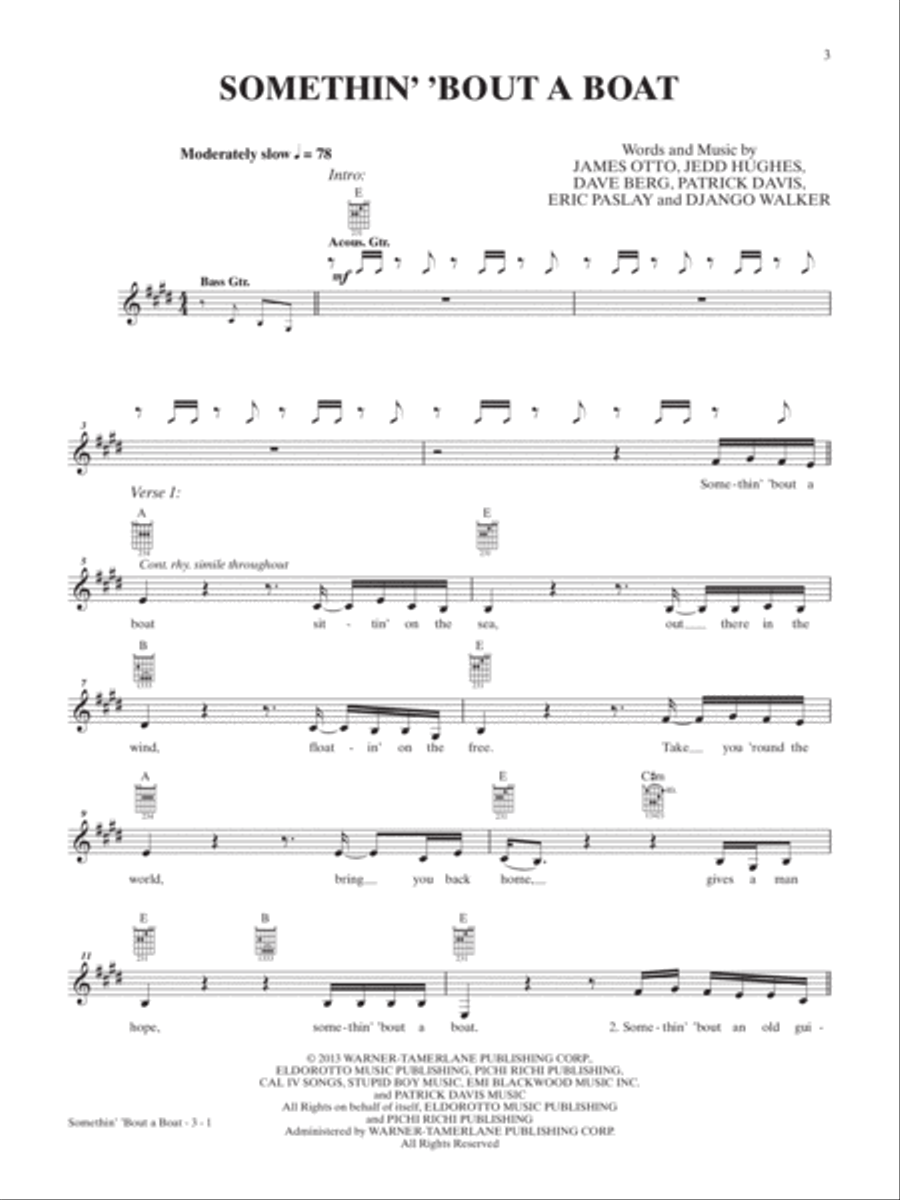 Jimmy Buffett -- Songs from St. Somewhere Electric Guitar scores gallery preview page 4