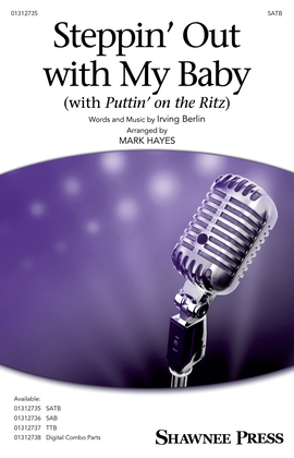 Book cover for Steppin' Out with My Baby (with “Puttin' on the Ritz”)