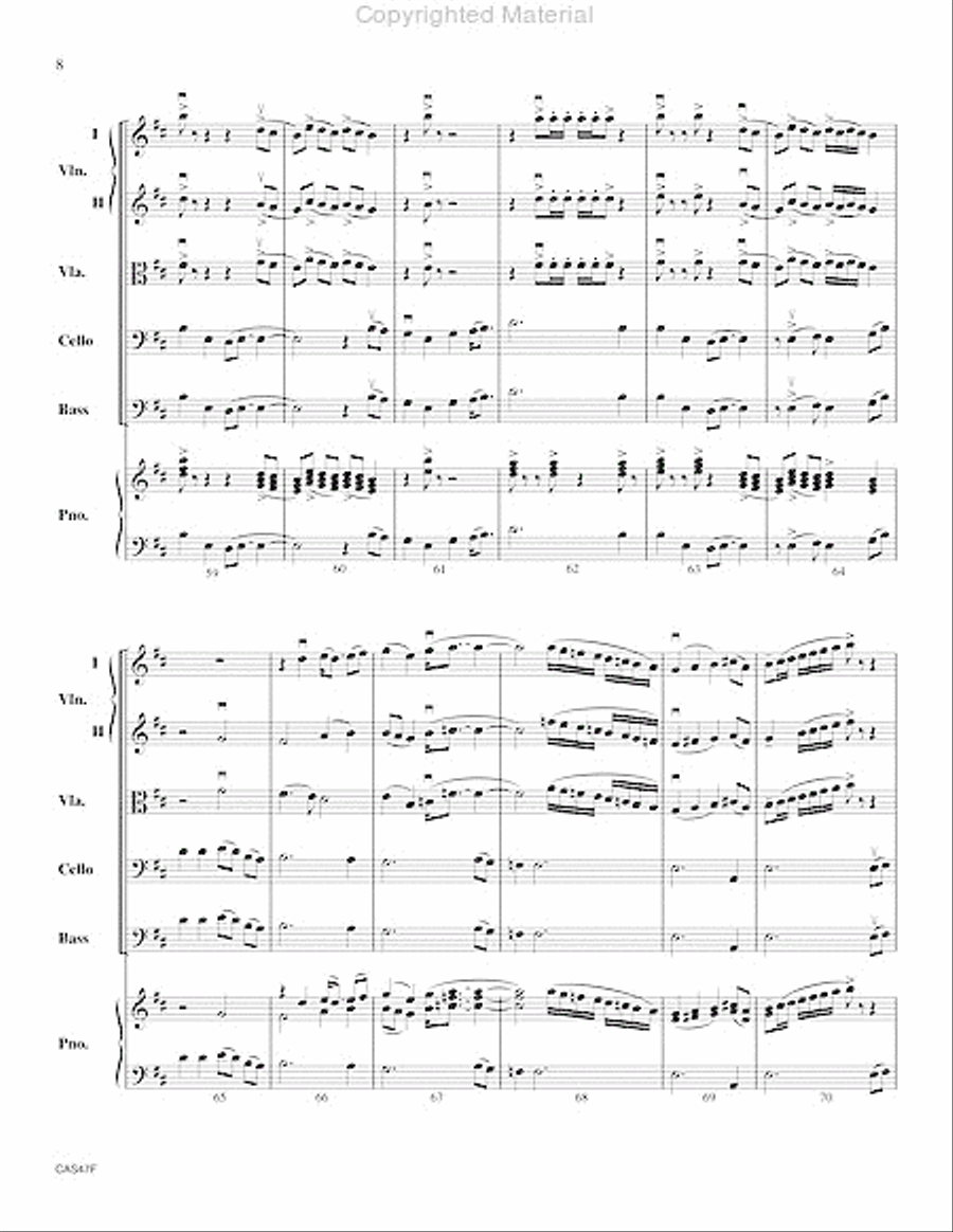 The Blacksmith String Orchestra scores gallery preview page 9