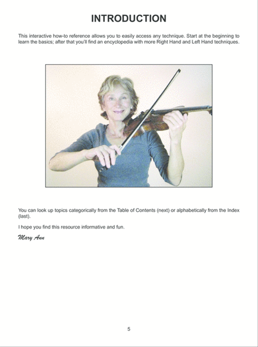 The Violin/Fiddle Manual and Encyclopedia of Techniques: Violin scores gallery preview page 5