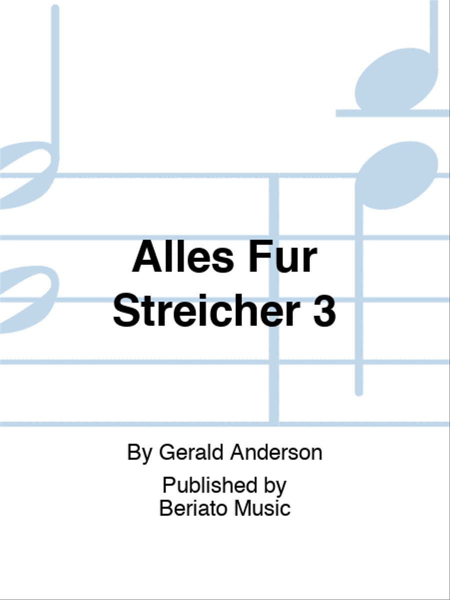 Alles Für Streicher 3 Part scores gallery preview page 1