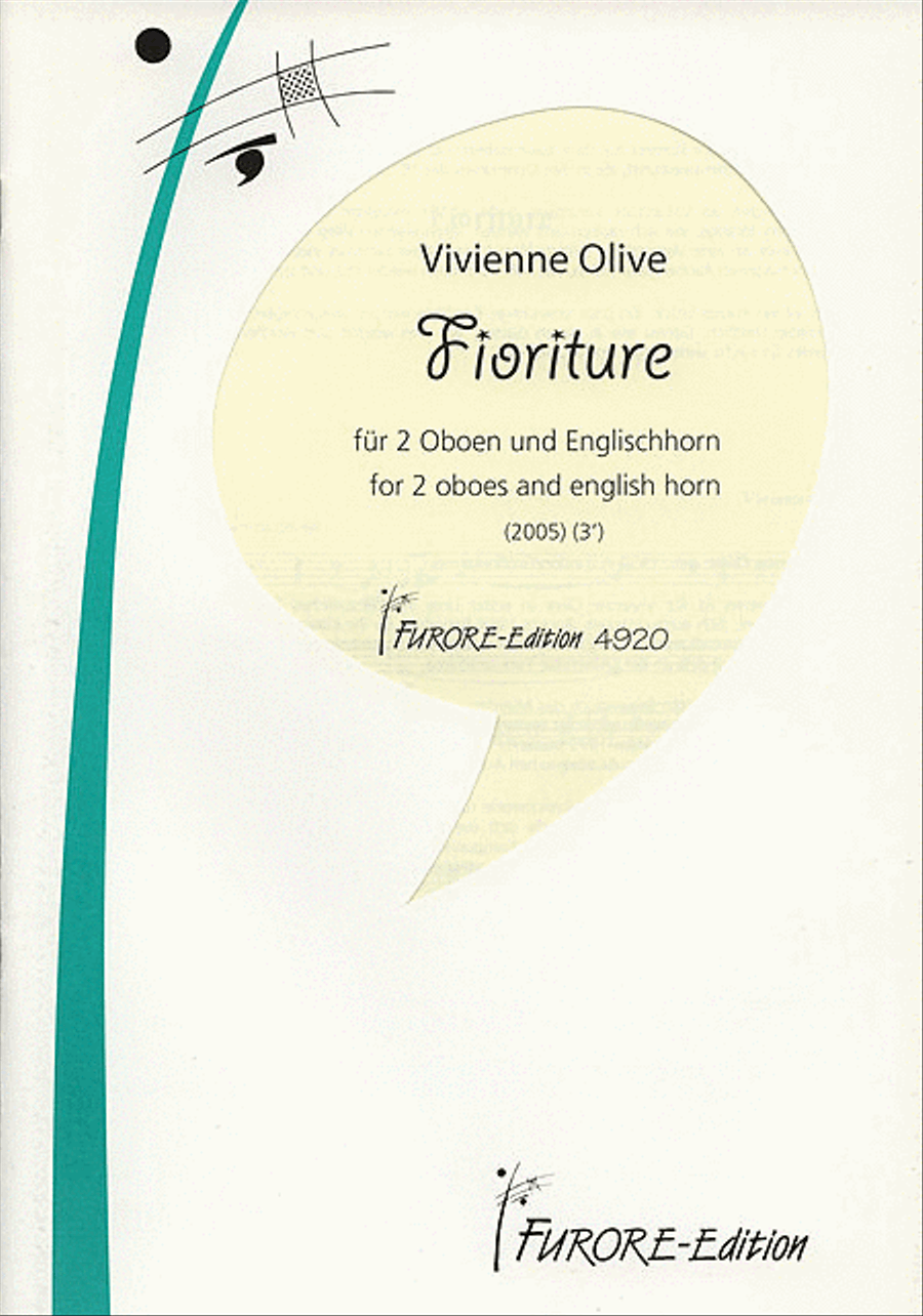 Fioriture (2005) English Horn scores gallery preview page 1